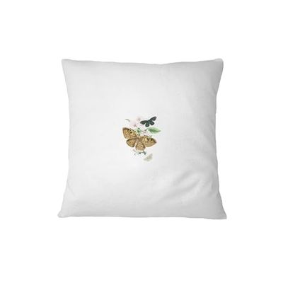 Bona Basics, Funda de cojín Decorativa, decoración del hogar, para sofá, cafetería, Tamaño: 45X45 cm, Color: Blanco