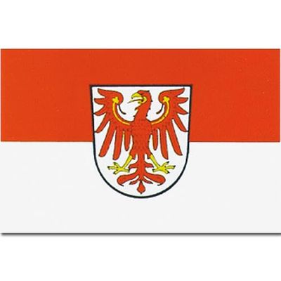 Mil-Tec Unisex – Volwassen Vlag 16720040 Vlag, Bl Brandenburg, One Size