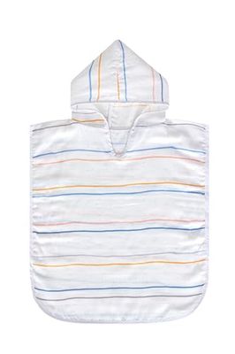 Hibboux Stripe mousseline poncho (1-3 jaar)
