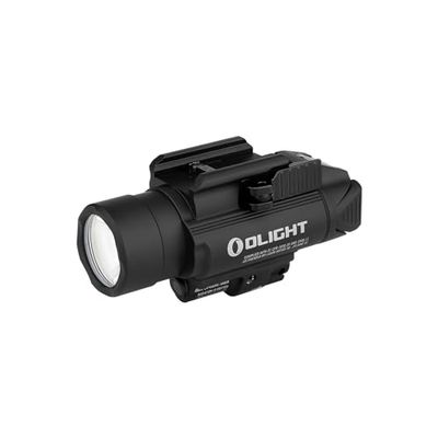OLIGHT Baldr Pro Potente torcia tattica con puntatore regolabile Tre modalità di illuminazione 1350 lumen 260M Torcia per caccia, ricerca, guida Picatinny e GL(Nero)