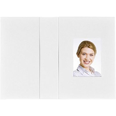 Daiber 01011 - Marco (Color blanco, Papel, 3,1 x 4,2 cm)