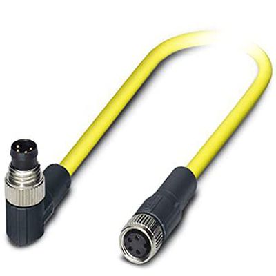 PHOENIX CONTACT SAC-4P-M8MR/1.5-542/M8 FS BK Câble de capteur/actionneur, 4 broches, 1,5 m, 50 000 g, jaune