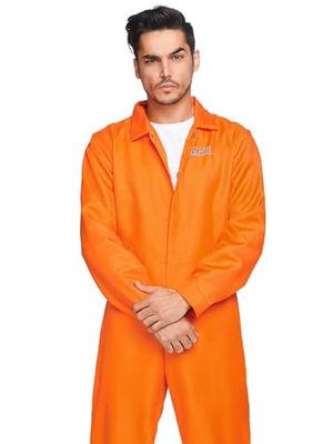 Leg Avenue 8687722089 costume character Prison Jumpsuit, Orange, Unique