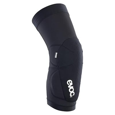 EVOC KNEE PROTECTOR LS FLEX LITE, lättvikts MTB-knäskydd (knäskydd med knäskydd nivå 2, knäskydd som andas, utmärkt rörelsefrihet, MTB-tillbehör, storlek: S), svart