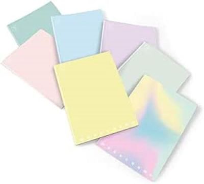 Pigna 02282120C notitieboek Monocromo Pastel Assortito, A4, 80 g A4 40 vellen meerdere kleuren