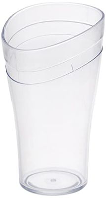 Homecraft Deluxe Nosey Cup, ergonomiczny kształt kubka z wycięciem dla stabilnej i stałej pozycji picia, funkcjonalna pomoc w piciu eliminuje przechylanie głowy, nietłukący materiał, pojemność kubka