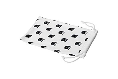 Bonamaison Imprimé Numériquement Lunettes Étui avec Cordon de Serrage, 100% Coton, Sac Lunettes, Pochette à Lunettes, 1 Pièce, Taille: 11x19 Cm