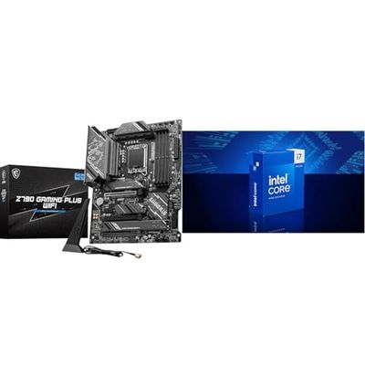 MSI Z790 Gaming Plus WiFi Carte mère + Intel® Core™ i7-14700K Desktop Processor 20 Cores