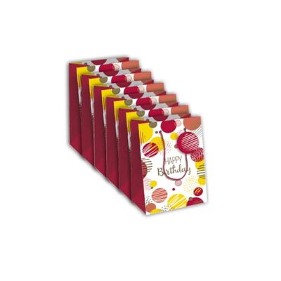 Clairefontaine 32484-3Cpack Excellia geschenkzakjes, middelgroot, 21,5 x 10,2 x 25,3 cm, 210 g, motief: HB roze, geschenkverpakking, ideaal voor: boek, spel, kleine geschenken