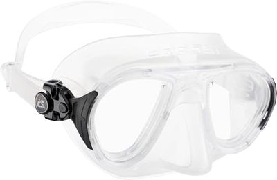 Cressi Calibro Mask, Maschera Subacqua Professionale Antifog Per Apnea Immersioni Unisex Adulto, Trasparente/Trasparente, Taglia unica