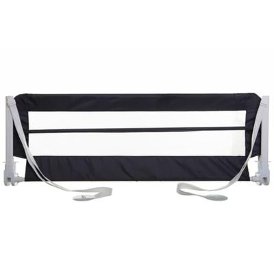 Dreambaby Harrogate Sängskenor skydd – vikbar och bärbar sängsäkerhetsbarriär – lämplig för platta sängbottnar – mått 109 cm bred x 45,5 cm hög – marinblå – modell F770