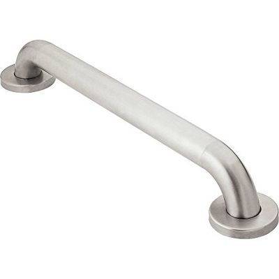 Moen R8912P Home Care 12-Inch Grab Bar, Peened