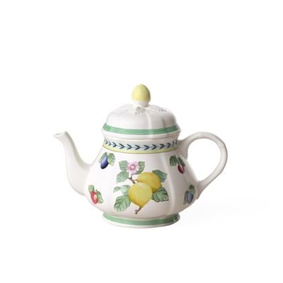 Villeroy & Boch French Garden Fleurence Teiera, 1 litro, Porcellana Premium, Bianco/Multicolore