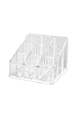 Gelco Cute Rangement Maquillage Polypropylène Transparent 9 x 8,5 x 9,5 cm