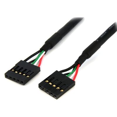 StarTech.com Câble adaptateur interne de carte mère 60 cm 5 broches USB IDC F/F (USBINT5PIN24)