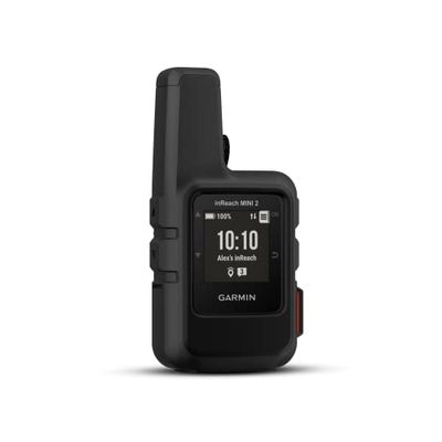 Garmin inReach Mini 2, Noir - Balise de Communication par Satellite légère et compacte avec Navigation GPS