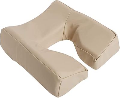 Master Massage Ergonomic Dream - Cuscino per il viso per lettino da massaggio, in memory foam, colore beige