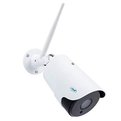 PNI Cámara de Video vigilancia House IP52 2MP 1080P inalámbrico y microSD para Exteriores e Interiores, Modo Nocturno