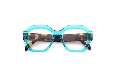 Corpo-otto Occhiali da Lettura Vogue Blu-Tartaruga +3,50
