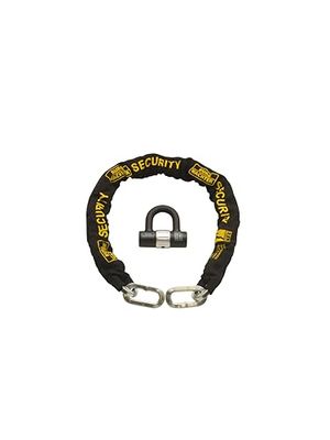Burg-Wachter - Catena di sicurezza per bicicletta, 12 mm, con chiusura a diamante, 1 m, colore: nero
