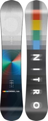 Nitro Snowboards Cinema BRD ´25, Tout-Terrain, Directional Twin, Gullwing Rocker, All-Terrain, Largeur Progressive