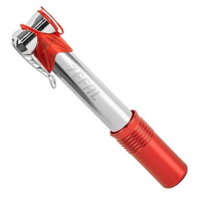 Zéfal Air Profil Micro - Mini pompe aluminium vélo de route - Compacte & Légère, Mixte Adulte, Rouge, Taille Unique