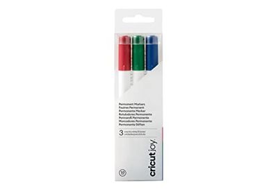 Cricut Joy Permanent Markers | Rood, Groen & Blauw | 3-pack | Voor gebruik Joy