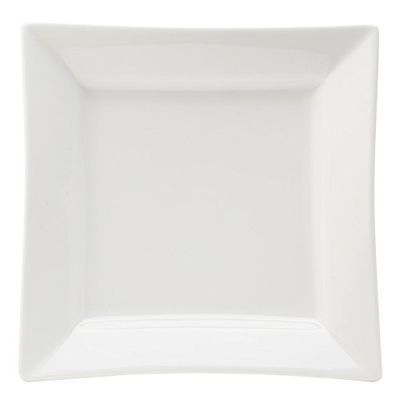 Utopia Anton Black Fine China, Z03014-000000-B01006, Matrix Deep Square Plate 9" (23cm) (Box of 6)