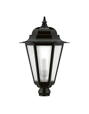 Cristher VILLA BIG - kop van aluminium diffuser glas IP-23 zwart