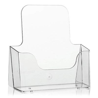 VITAdisplays - Soporte para folletos o folletos (DIN A5), transparente