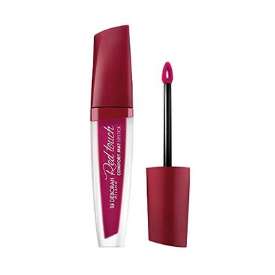 Deborah Milano - Red Touch Lipstick Rossetto Liquido Matte, N.16 Very Cherry, Colore Intenso e No Transfer, Dona Labbra Morbide e Vellutate, 4.5 gr