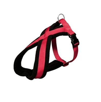 Trixie Premium Cablaggio con Pile Imbottitura, M, 45-70 cm x 25 mm, Rosso