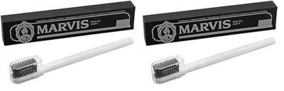 Marvis 411074 - Spazzolino bianco (Confezione da 2)