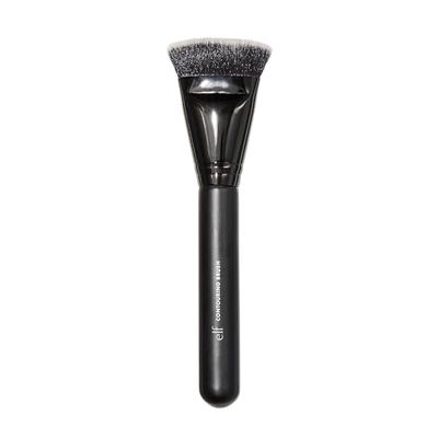 e.l.f. Brocha de contorno, herramienta de maquillaje vegana, para un contorno profundo y nítido, perfecto para aplicaciones húmedas o húmedas, veganas y libres de crueldad animal