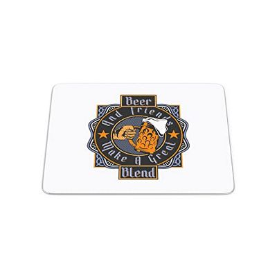 Bonamaison, Digital Print Rectangle Mouse Mat Non-slip Base for Office and Home, Size: 22x18cm