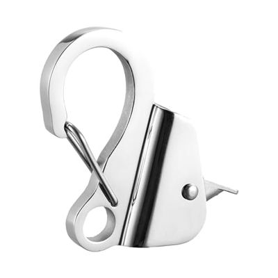 VEVOR Gancio per Ancora per Barche, Ancora Scorrevole in Acciaio Inox 304 Clip per Gancio per Ancora per Barche per Corda per Ancora da 3/8" - 5/8", Facile da Usare, Contiene 3700 LBS