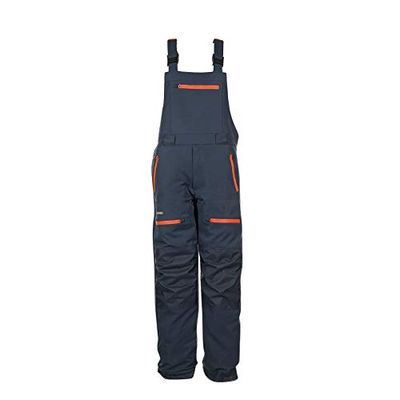 Planam 5730060 Timberguard - Salopette antitaglio, taglia XXL, colore: Grigio