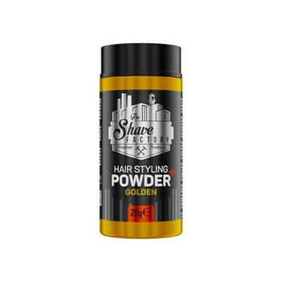 The Shave Factory Ultra Hold Hair Styling Powder (20g) | Powder Wax | Styling Powder | Volumizing Powder For Hair | Hair Powder with matt effect (Golden)