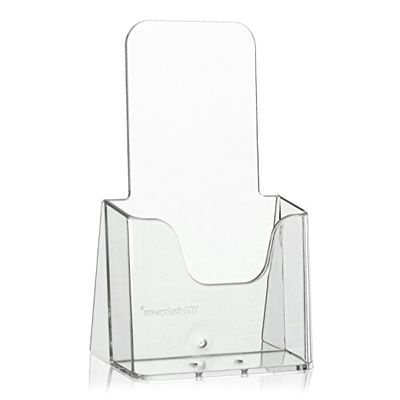 VITAdisplays - Soporte para folletos (50 unidades, DIN largo), transparente