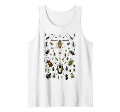 Retro Insetti Specie Insetti Entomologia Vintage Entomologo Canotta