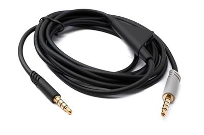 System-S Cavo audio jack 2 m 3,5 mm TRRS maschio a TRS maschio regolatore volume AUX adattatore grigio
