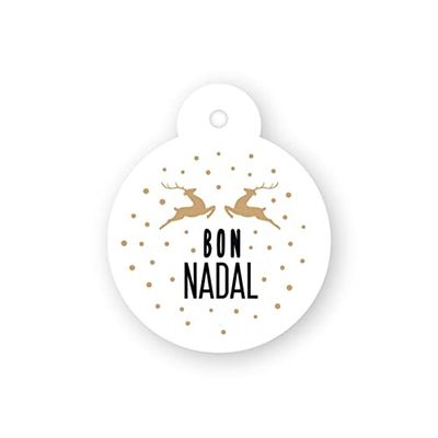 Reno Bon Nadal, 24 kaartvorm, diameter 4 cm