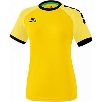 Erima Maglietta Sportiva Zenari 3.0 Maglietta, Donna, Giallo/Buttercup/Nero, 46