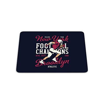 Bonamaison, Tapis de Souris Rectangle Imprimé Numériquement, Fond Antidérapant, pour Bureau et Maison, Taille: 22x18cm