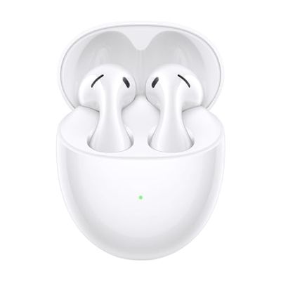 HUAWEI FreeBuds 5 Auriculares Inalámbricos, Bluetooth 5.2, iOS & Android, con Certificado de Óptima Resolución, Diseño Open-Fit, Doble Conexión, 30 Horas de Duración de La Batería, IP54, Blanco