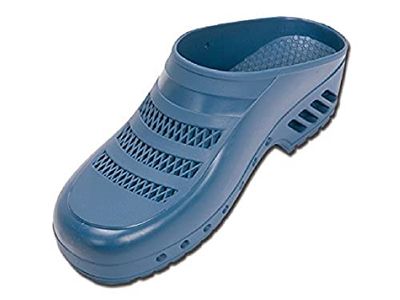 Gima - Professionele klompen, anatomisch, uniseks, antislip, antistatisch, geperforeerd bovenmateriaal, geperforeerde zool, kleur blauw, EU-maat 45-46, 1 paar