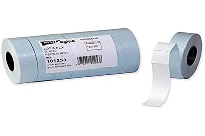 Agipa 101253 Labels for Pricing Labeller White