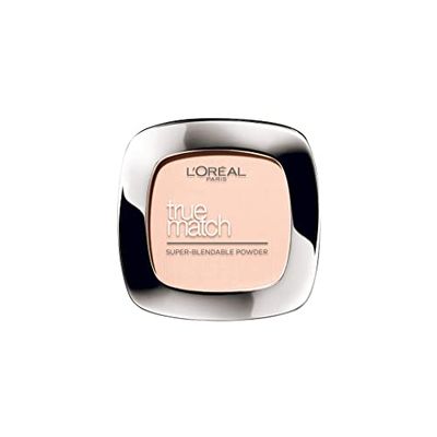 L'Oréal Paris True Match Powder, rosa beige 9 g nummer C3, förpackningen kan variera