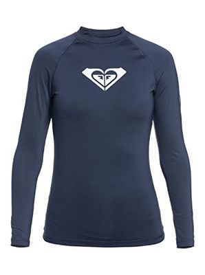 Roxy Lange Mouwen UPF 50 Rash Vest Hele Hearted Vrouwen Blauw L