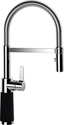 SCHOCK Rubinetto da cucina SC-550 Night - nero ad alta pressione CRISTADUR con beccuccio fisso